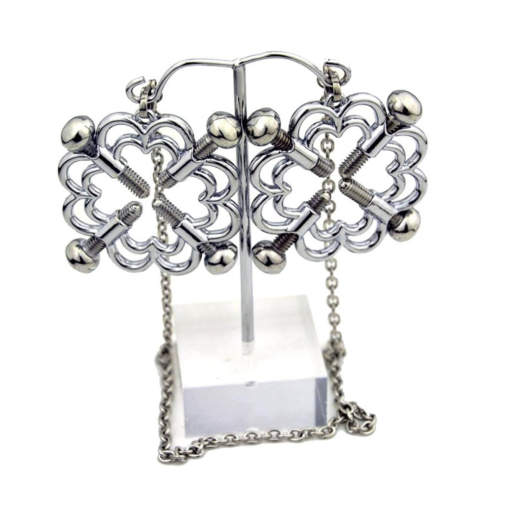 Flower Shape Four Screw Nails Circular Clip Nipple
