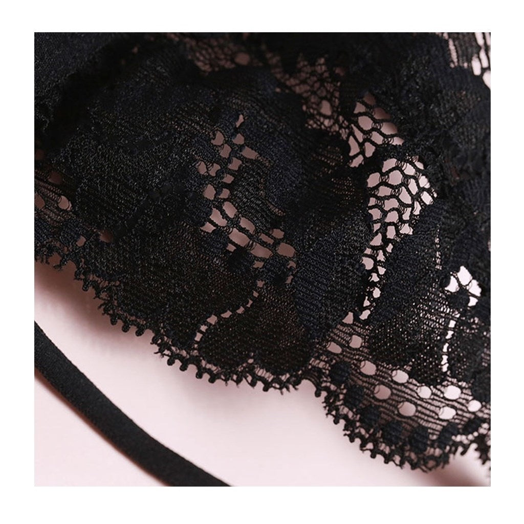 Women's Sexy  Bra without steel ring lace Strap Ti