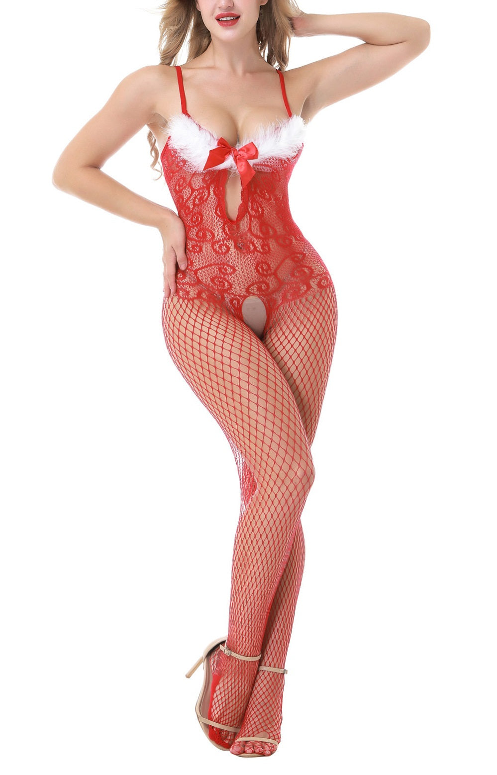 Women Lingerie Lace Babydoll Strap Chemise Halter 