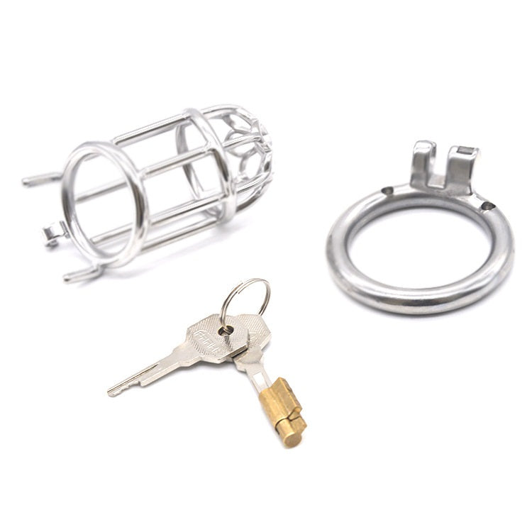 Male Cock Cage Chastity Device, Stainless Steel Ch