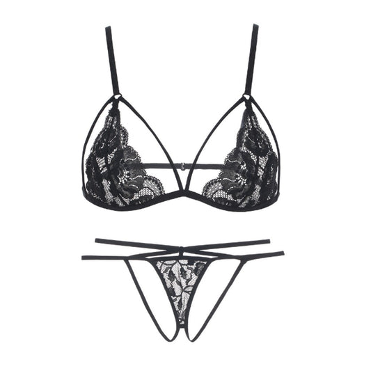 Women's Sexy  Bra without steel ring lace Strap Ti
