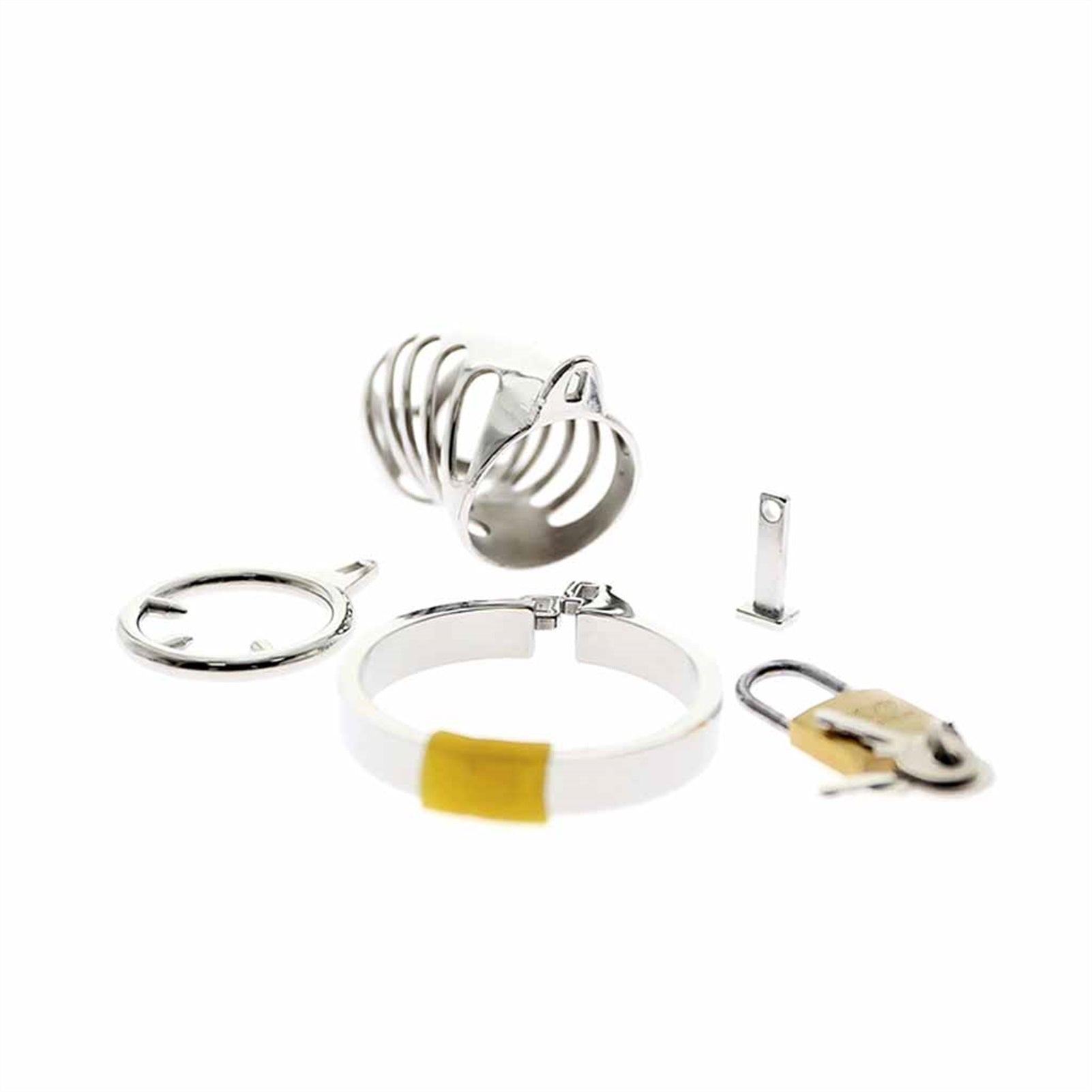 Chastity Lock Large Clean Metal Device for Men Cha