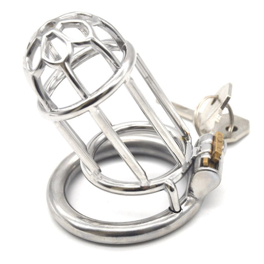 Male Cock Cage Chastity Device, Stainless Steel Ch