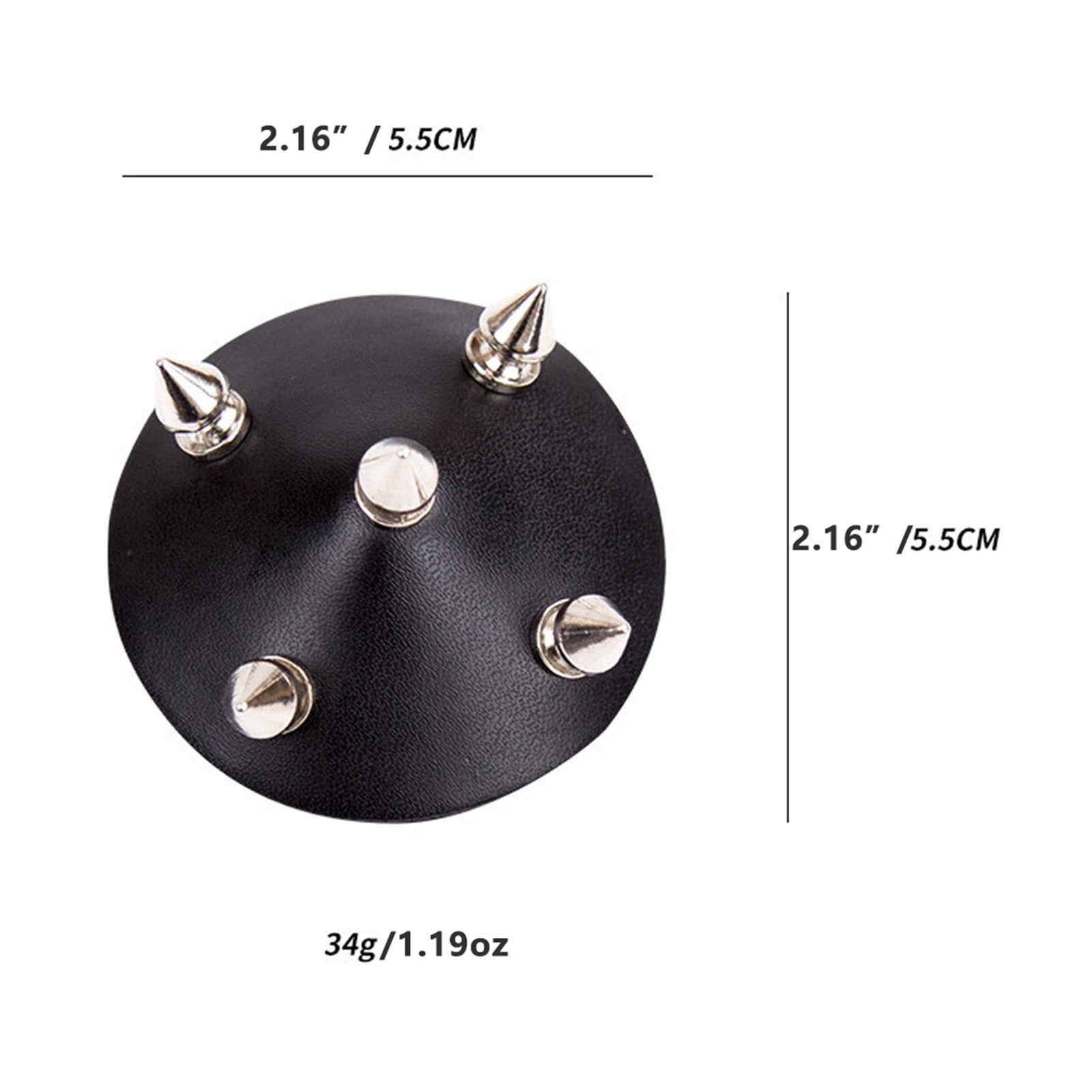 Leather Rivet Breast Stickers Stage Props Nightclu