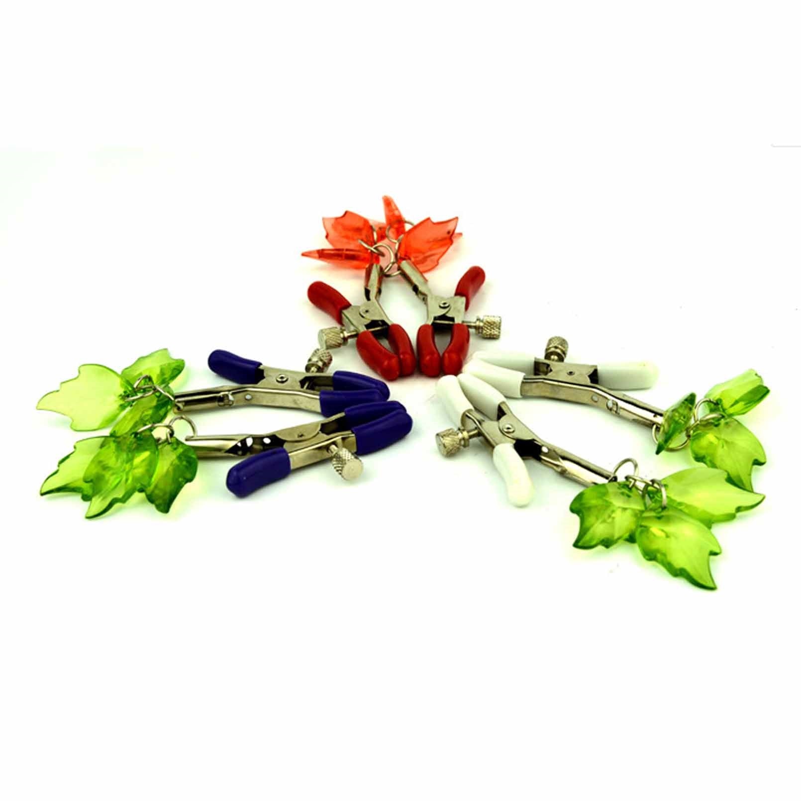 3 pairs Women's Adjustable Nipple Clips Clamps Sil