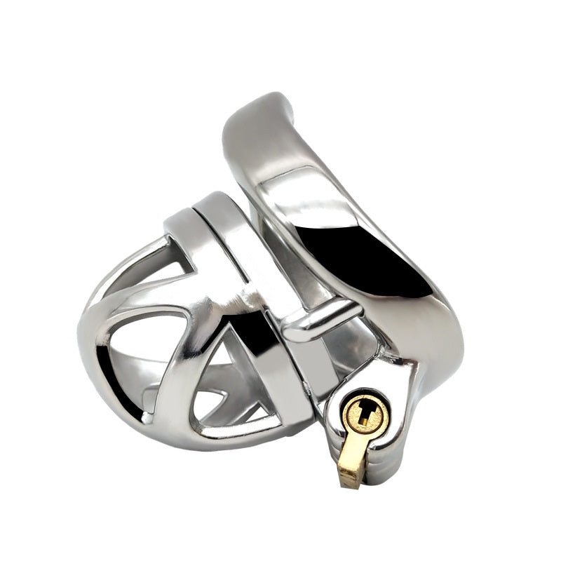 Male Chastity Device Stainless Steel Cock Cage Rin