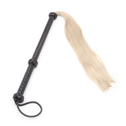 Adult Toy SM Set Leather Handle Whip Horse Crop Wi