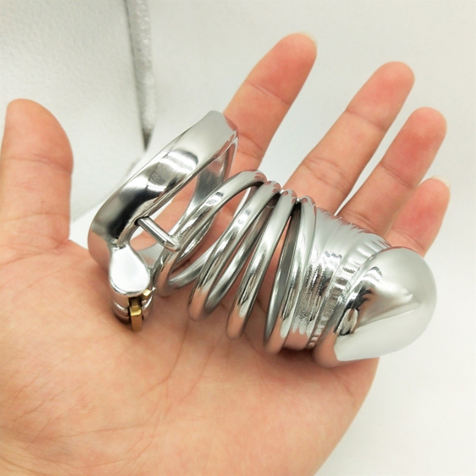 For Male Stainless Steel Metal Protection Cage Pen
