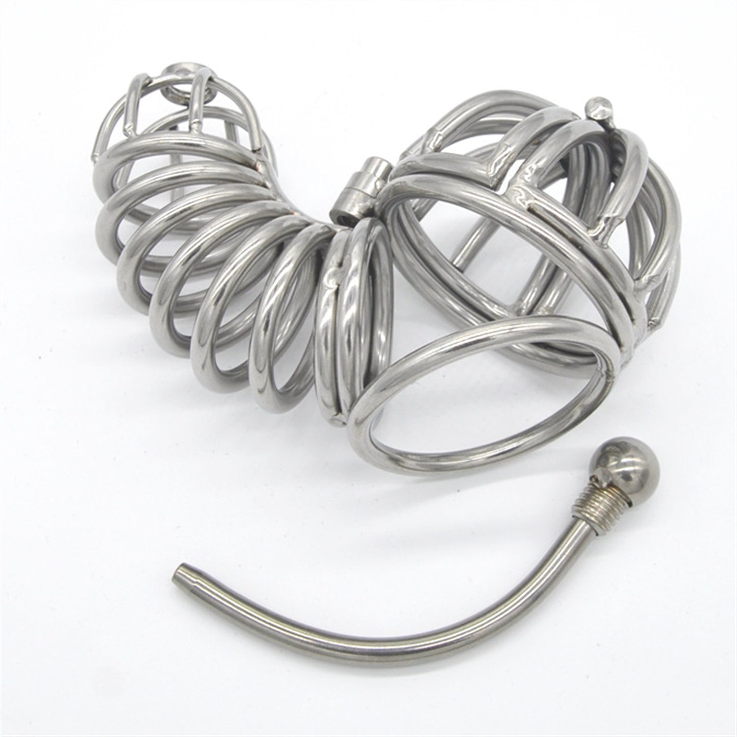Male Chastity Device Hypoallergenic Stainless Stee