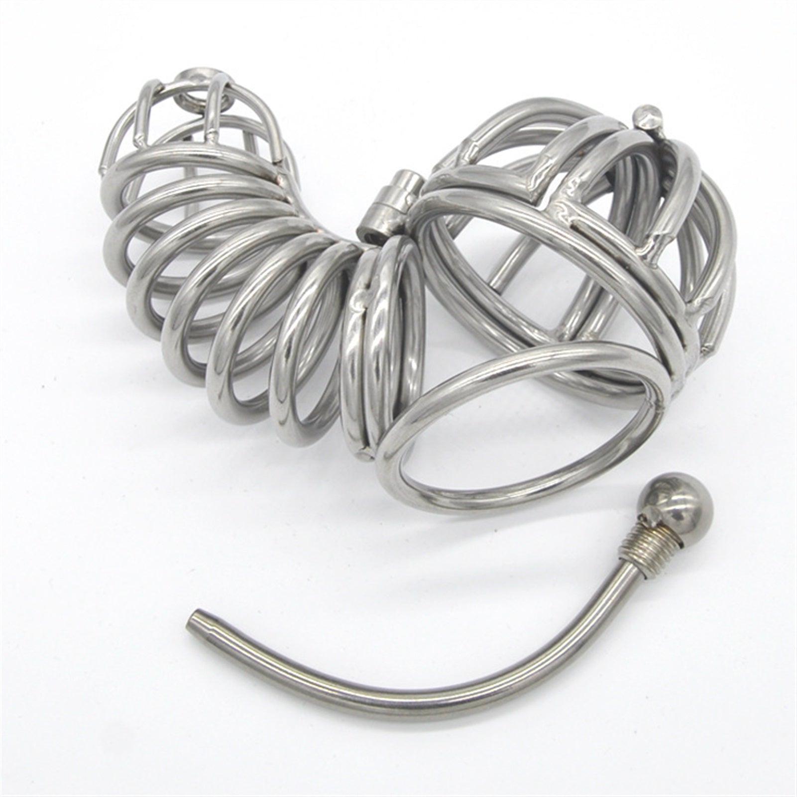 Male Chastity Device Hypoallergenic Stainless Stee