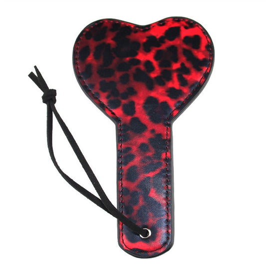 Adult Sex Toys Red Leopard Print Hearts Feathers T
