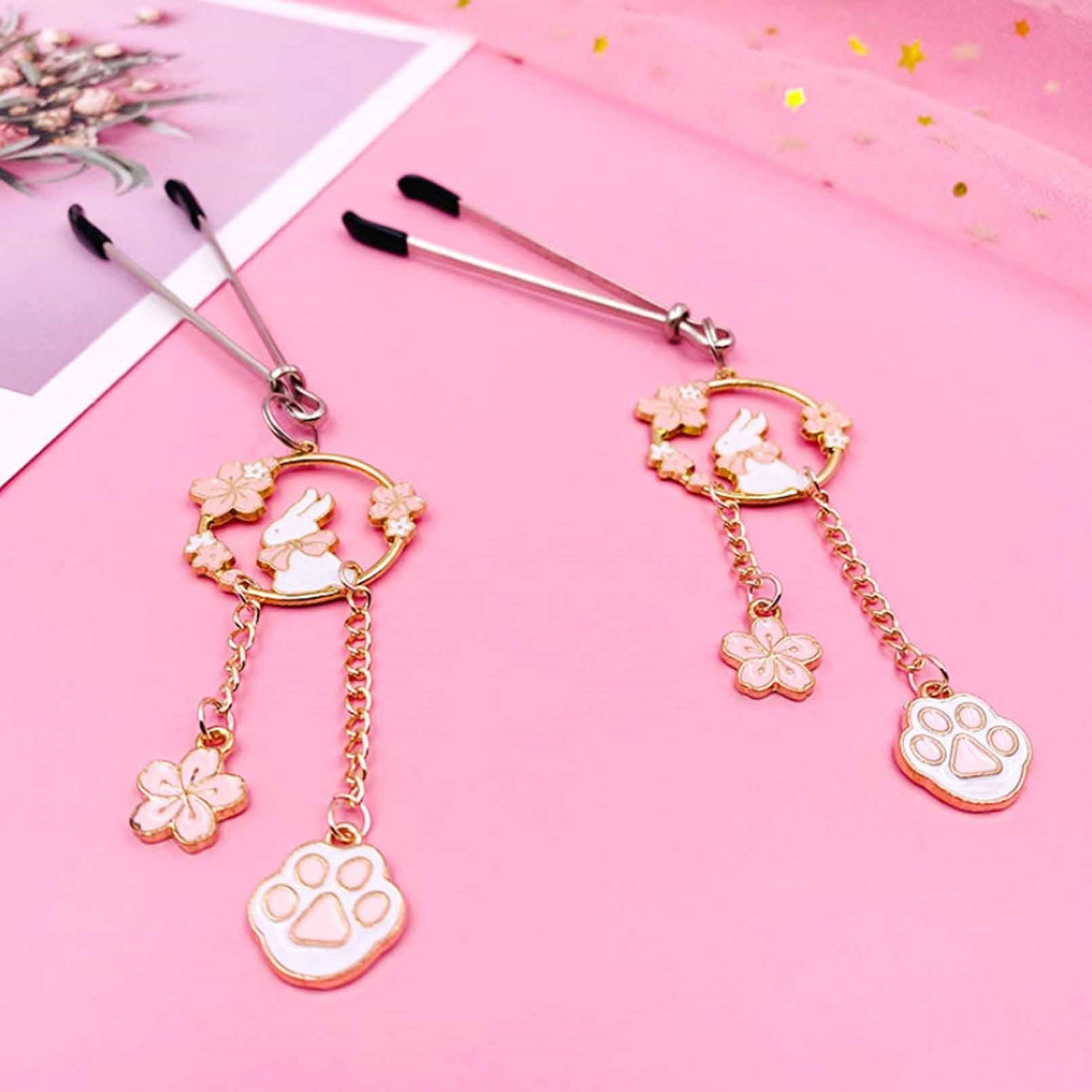Little Angel Bell Metal Clip Nipple Clamps With Sc