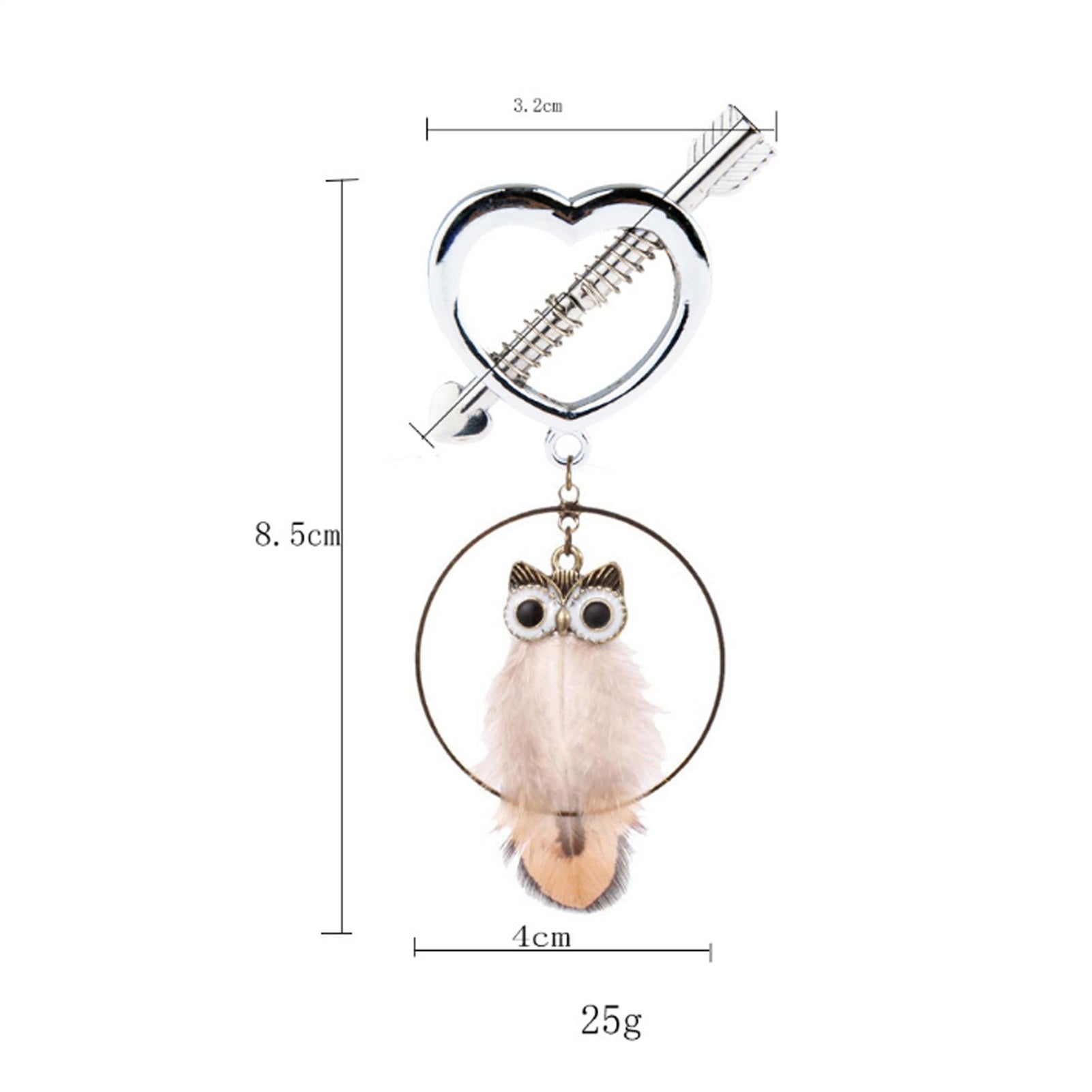 Owl Metal Tassels Pendant Nipple Clamps Clit Clamp