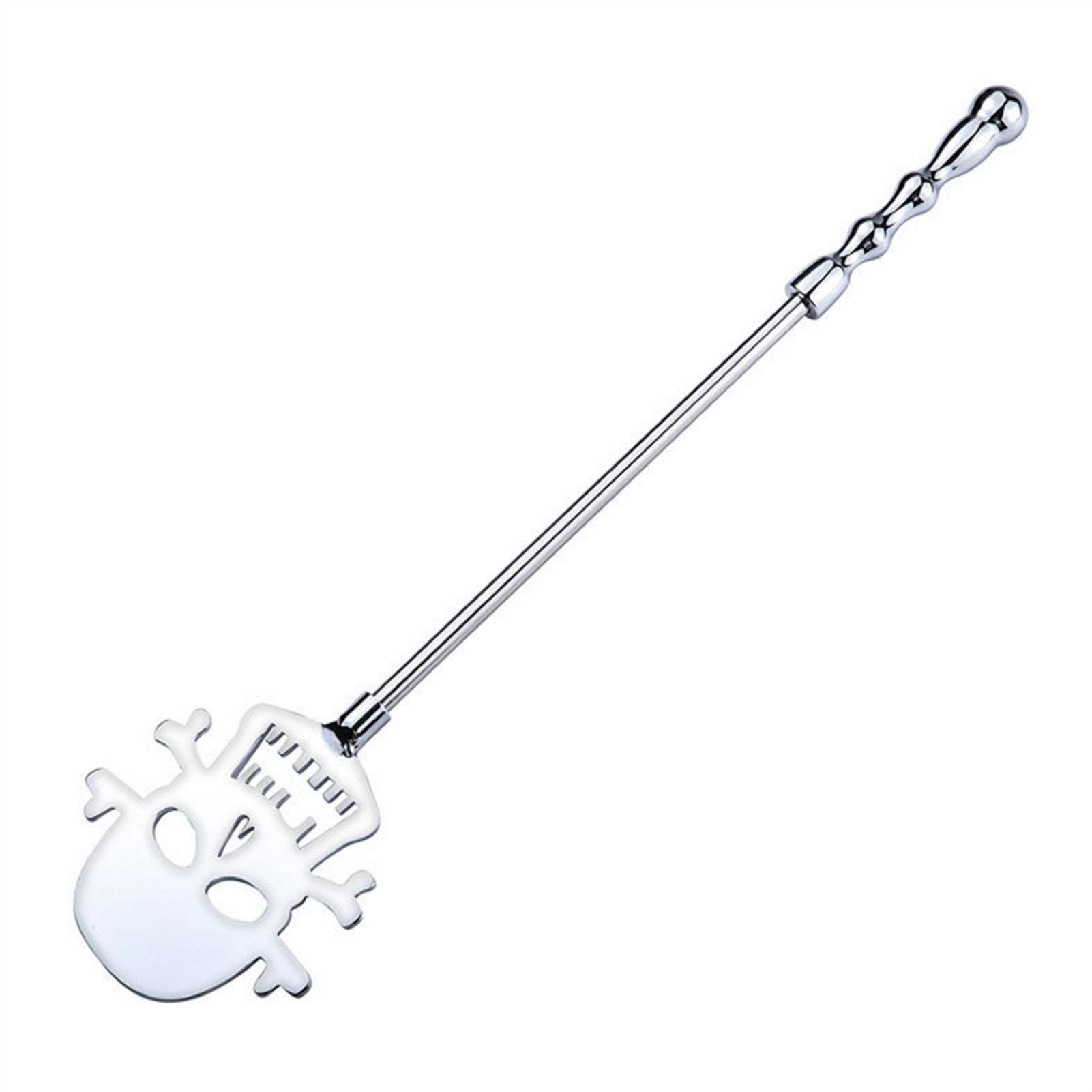 Smiling Skull Heart Metal Palm Sex Toy Adjustable 