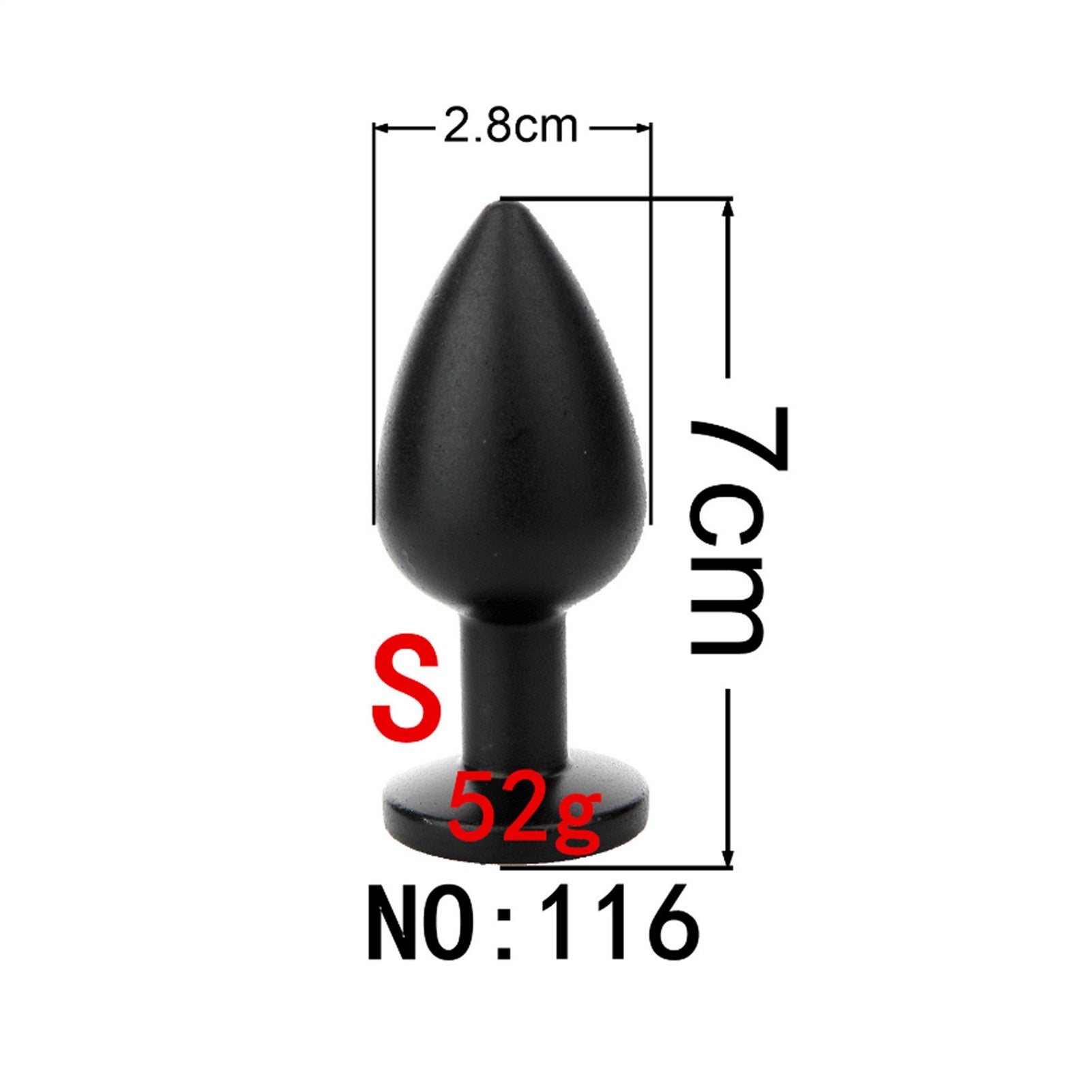 Red artificial fox tail anal plug ear hairpin set 